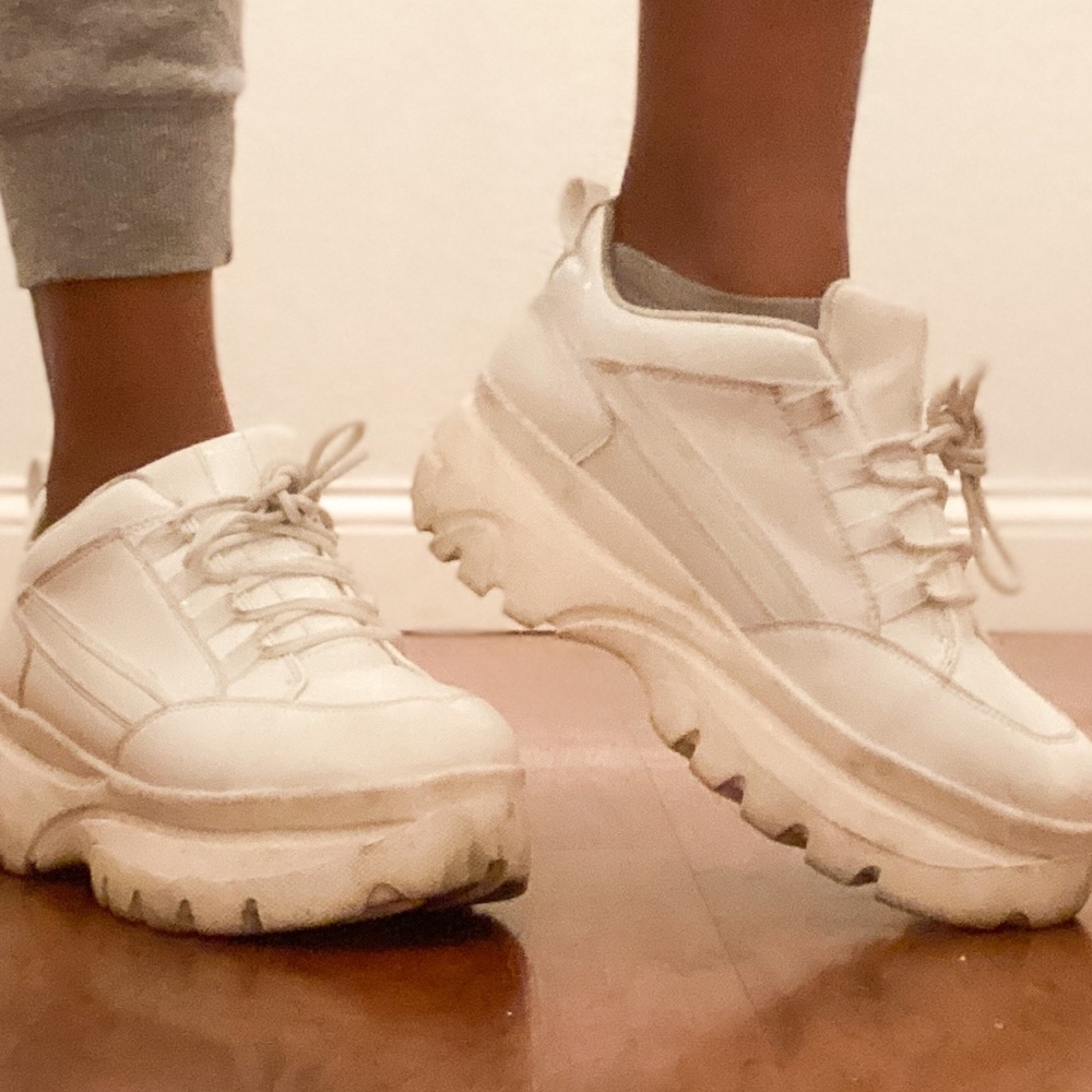 Cute white sneakers